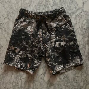 Lounge shorts tie-dye with pockets